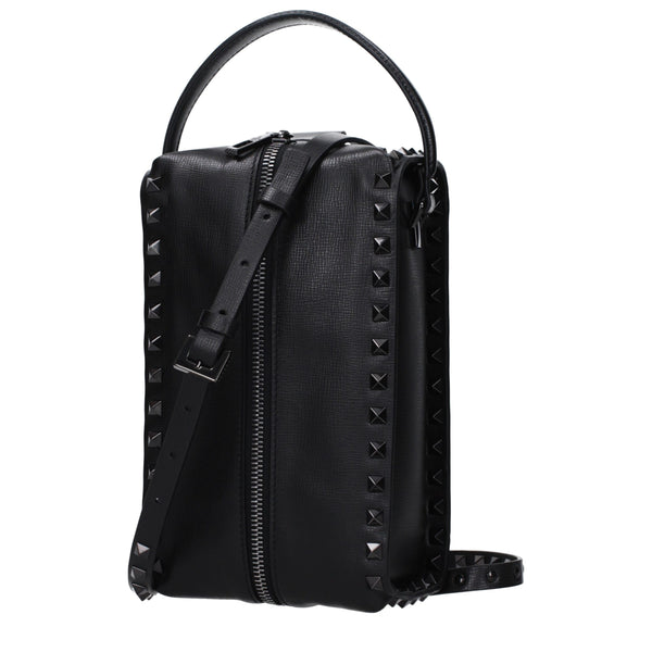 Black Leather Clutch Bag