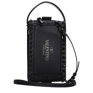 Black Leather Clutch Bag