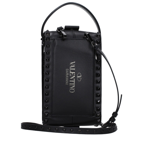 Black Leather Clutch Bag