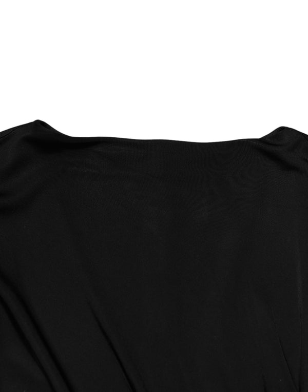 Black Bodycon Short Sleeves Dress