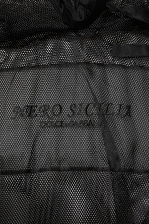 Black See Through Hooded Pullover Sweater