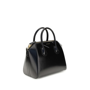 Black Calf Leather Bos Taurus Handbag