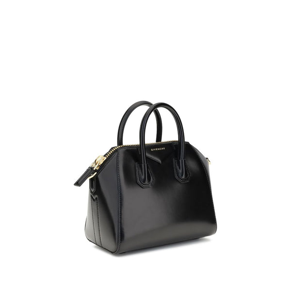 Black Calf Leather Bos Taurus Handbag