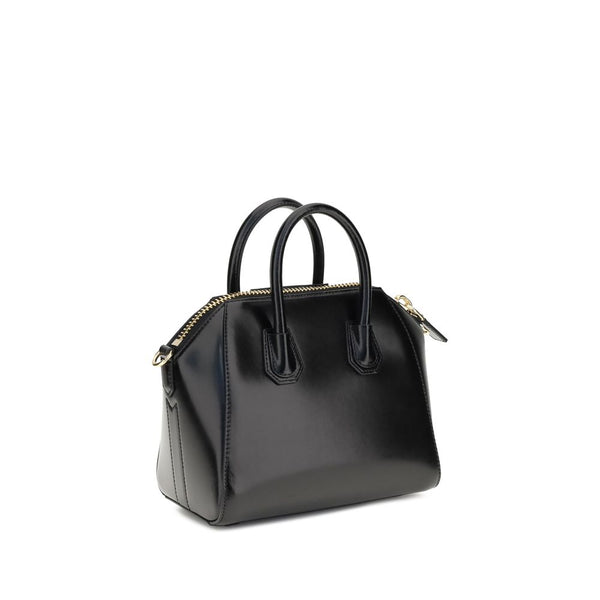 Black Calf Leather Bos Taurus Handbag