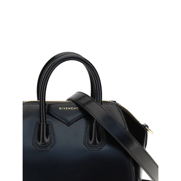 Black Calf Leather Bos Taurus Handbag