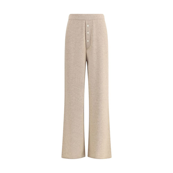 Beige Cashmere Casual Pants