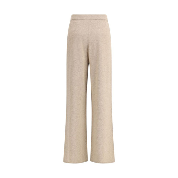 Beige Cashmere Casual Pants