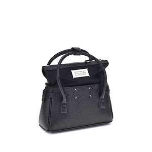Black Calf Leather Bos Taurus Handbag