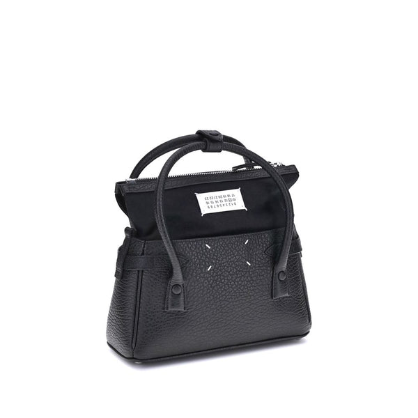 Black Calf Leather Bos Taurus Handbag
