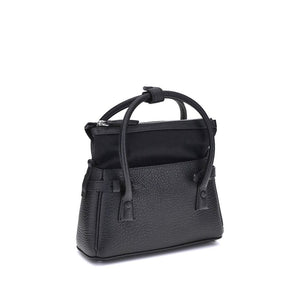 Black Calf Leather Bos Taurus Handbag