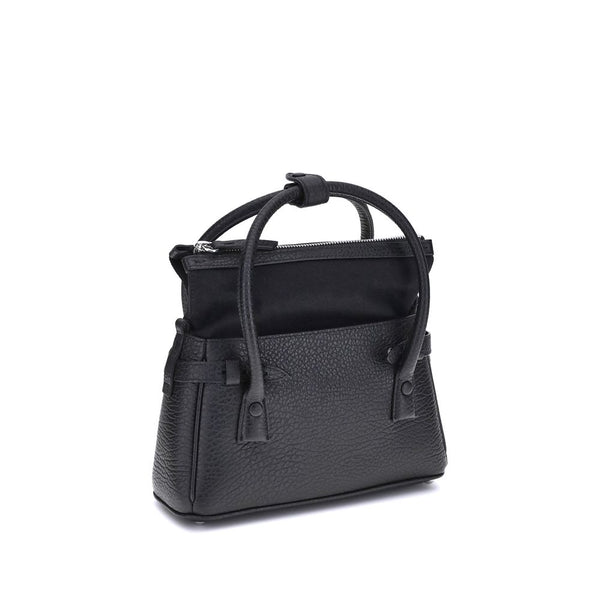 Black Calf Leather Bos Taurus Handbag