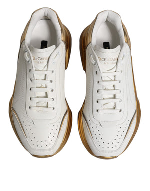 White Gold Daymaster Low Top Sneakers Shoes