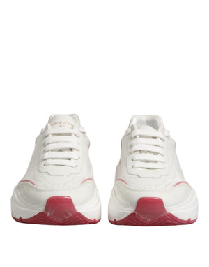 White Pink Daymaster Low Top Sneakers Shoes