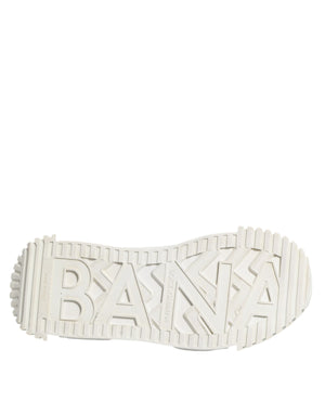 White NS1 Lace Up Low Top Sneakers Shoes