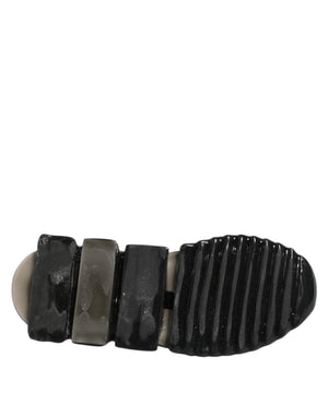 Black Sorrento Slip On Low Top Sneakers Shoes