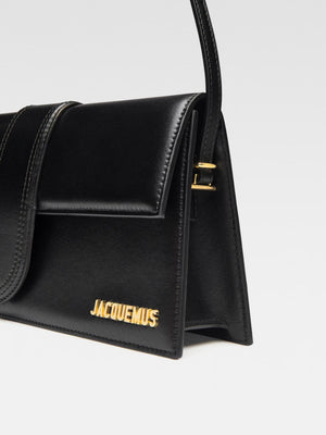 Black  leather Le Bambino Long bag