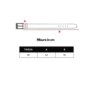 Gold Leather Regular Belt