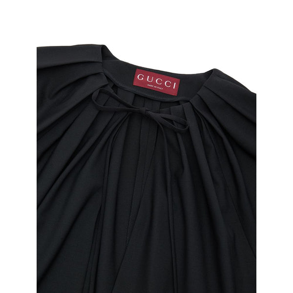 Black Wool Jumpsuit