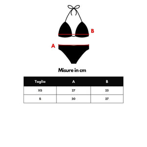 Black Polyamide Bikini