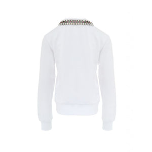 White Cotton Sweatshirt