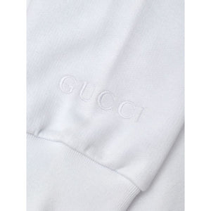 White Cotton Sweatshirt