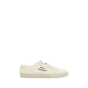 White Rubber Low Top Sneakers