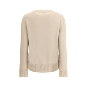 Beige Wool Cashmere Sweater