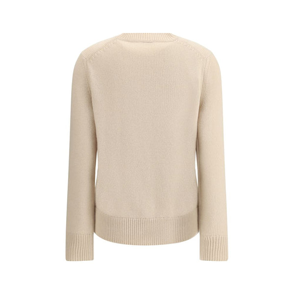 Beige Wool Cashmere Sweater