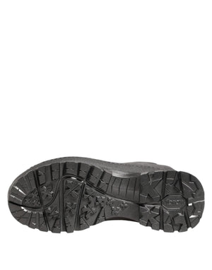 Black Argento Pull On Rain Boots Shoes