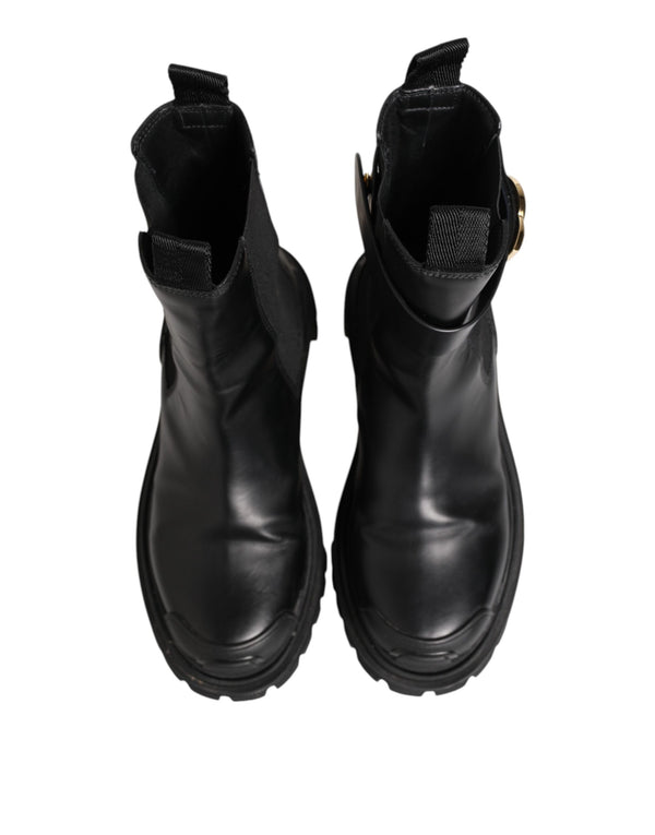 Black Gold DG Logo Trekking Calf Boots Shoes