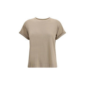 Beige Nylon T-Shirt