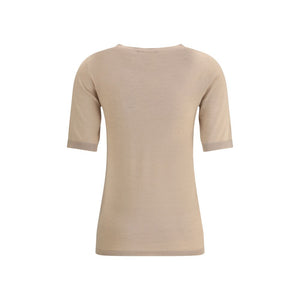 Beige Cashmere T-Shirt