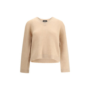 Beige Cashmere Cashmere Sweater