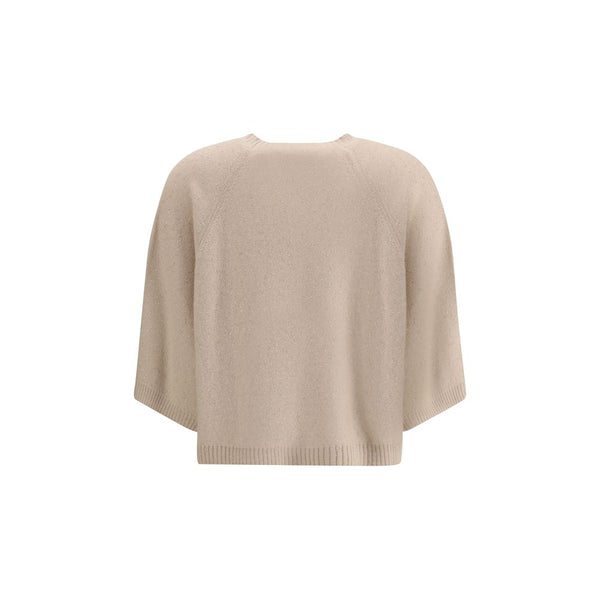 Beige Fleece Wool Sweatshirt