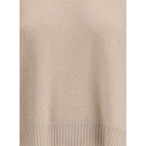 Beige Fleece Wool Sweatshirt