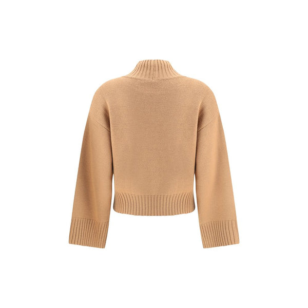 Beige Fleece Wool Sweatshirt