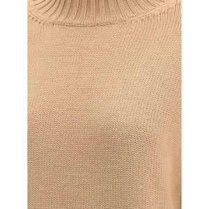 Beige Fleece Wool Sweatshirt