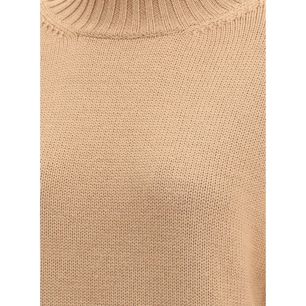 Beige Fleece Wool Sweatshirt