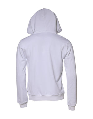 White Sacred Heart Hooded Sweatshirt Sweater