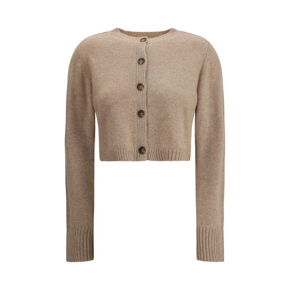 Beige Cashmere Cardigan