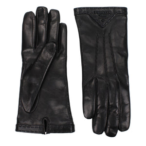 Black Leather Gloves