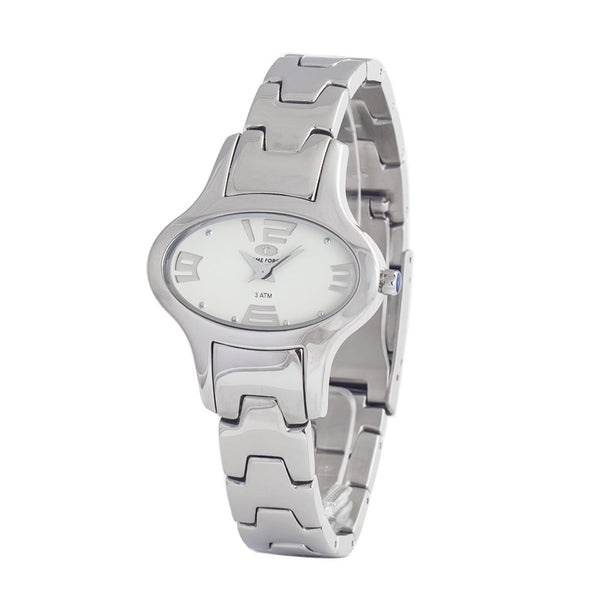 Silver Stainless Steel Dress Watch