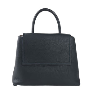 Blue Leather Handbag