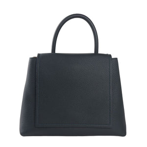 Blue Leather Handbag