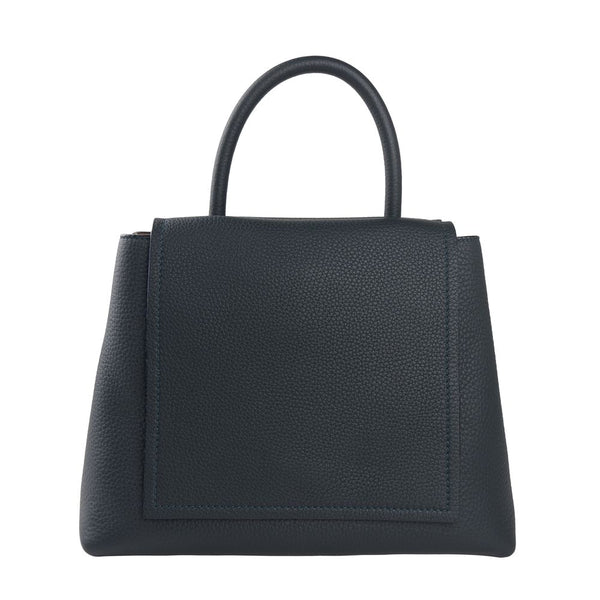 Blue Leather Handbag