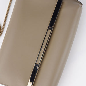 Beige Leather Crossbody Bag