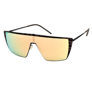 Brown Metal Sunglasses