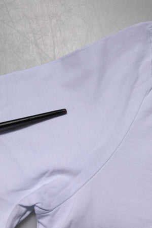 White Short Sleeves Crew Neck Top T-shirt