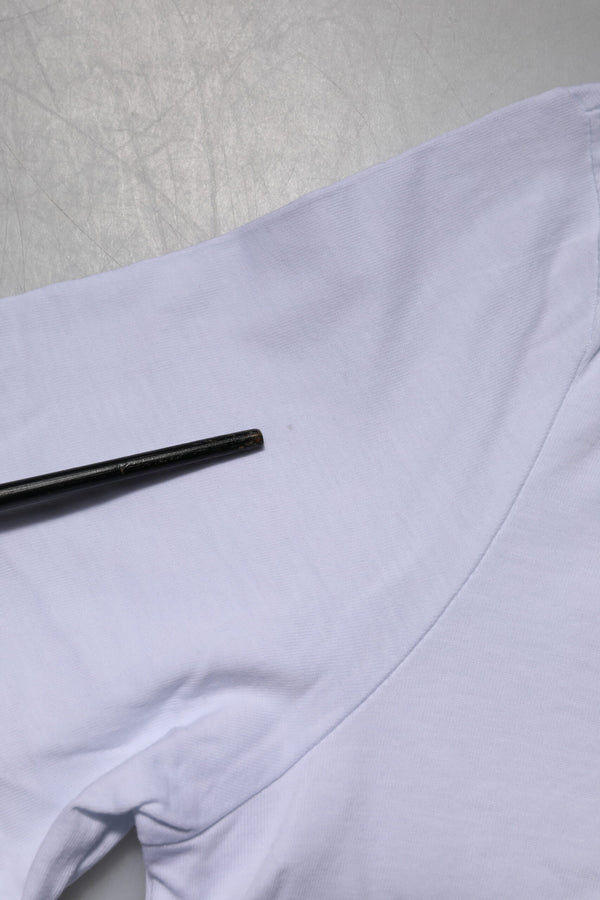 White Short Sleeves Crew Neck Top T-shirt