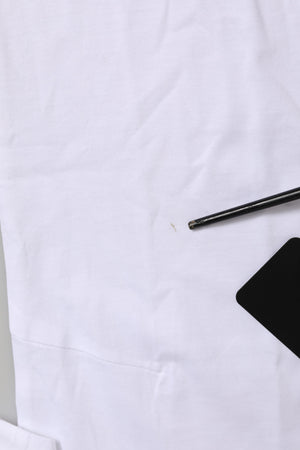 White Short Sleeves Crew Neck Top T-shirt